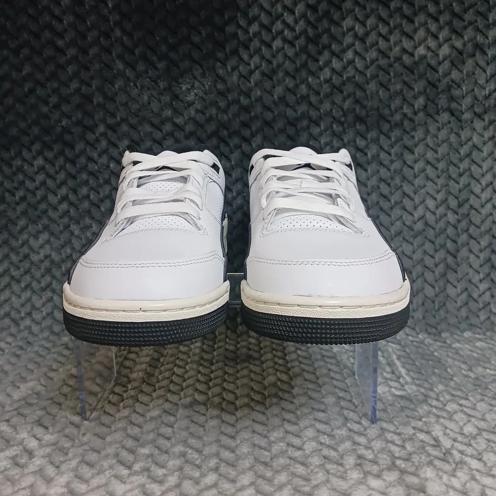 Nike GS Jordan Flight Court White Black Youth Shoes HF3333-112 Size 7Y